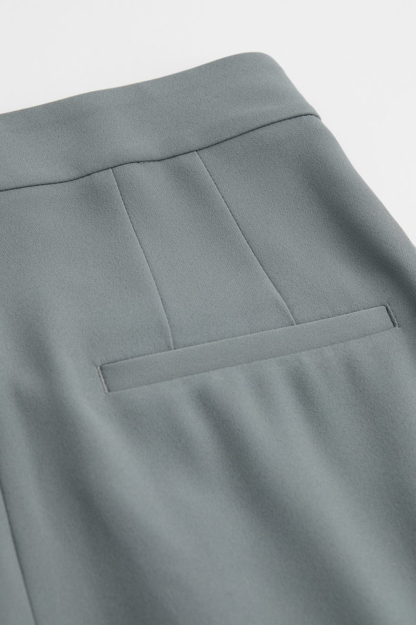 H&M Tailored Trousers Grey-green