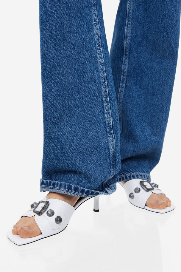H&M Sandaletten mit Nieten Weiß