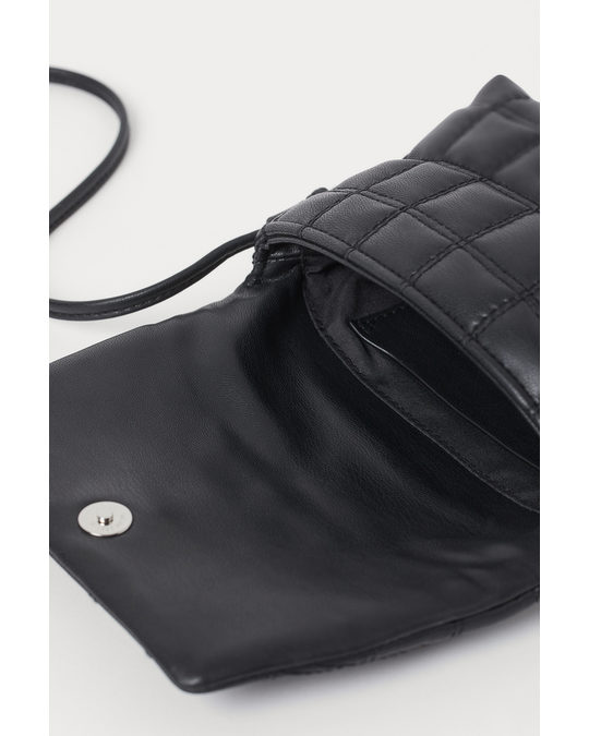H&M Mobile Phone Bag Black