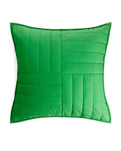 Arket And Pia Wallén Quilted Cushion Cover Green