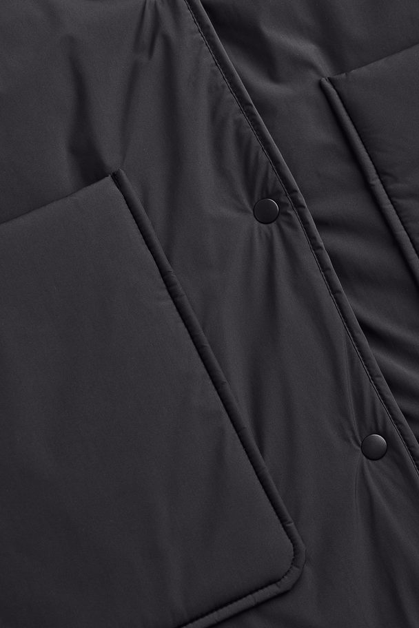 H&M Oversized Water-repellent Down Coat Black