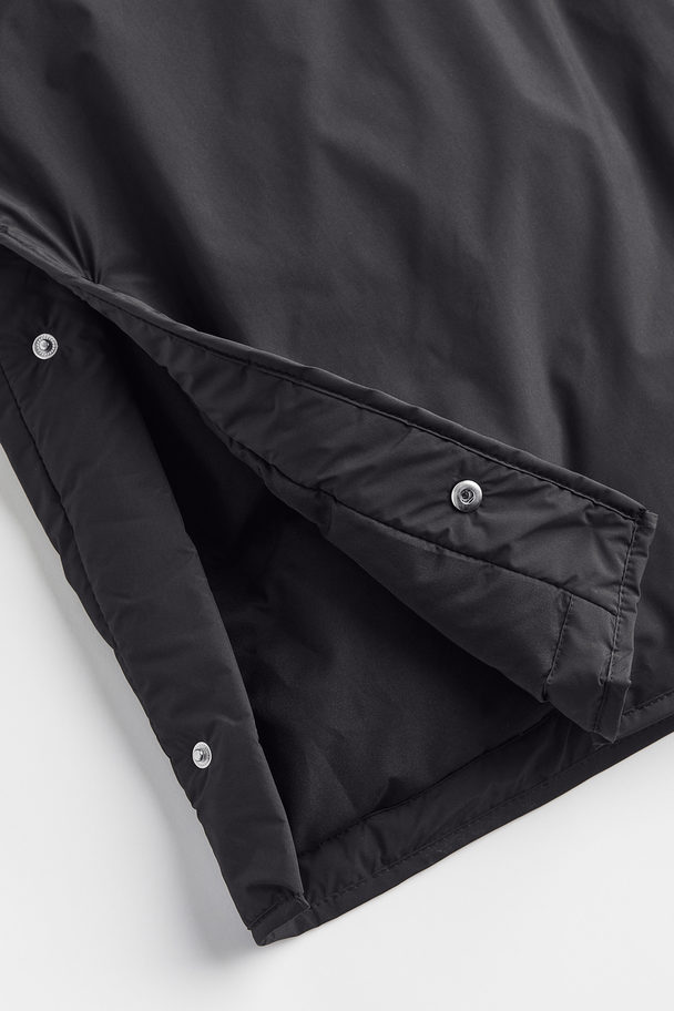 H&M Oversized Water-repellent Down Coat Black