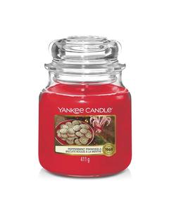 Yankee Candle Classic Medium Jar Peppermint Pinwheels 411g