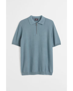Slim Fit Polo Shirt Turquoise
