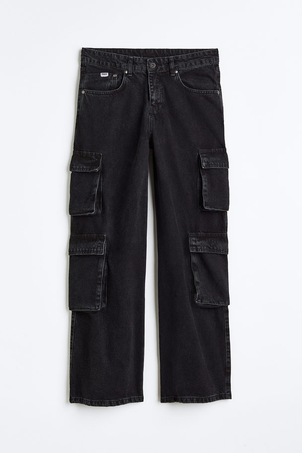 The Ragged Priest Combat Jeans Charcoal