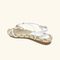 Cafelonia White Leather Flat Sandals