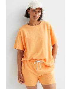 Sweatshirt Shorts Orange