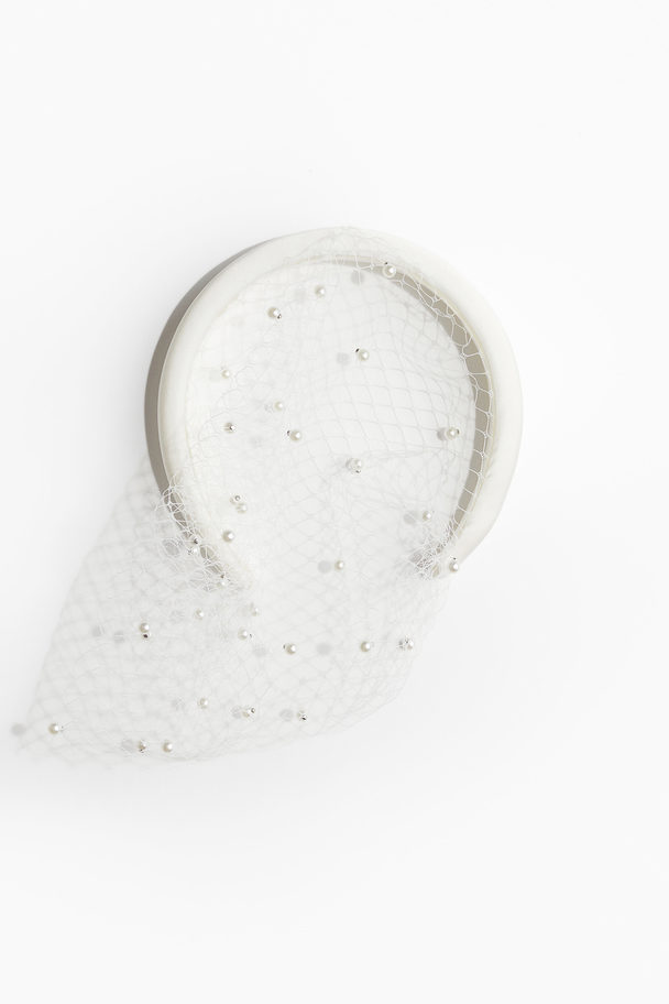 H&M Veiled Alice Band White