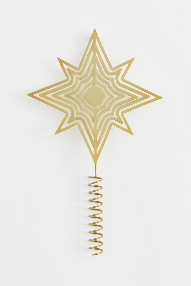 H&M HOME Christmas Tree Star Gold-coloured