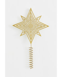 Christmas Tree Star Gold-coloured