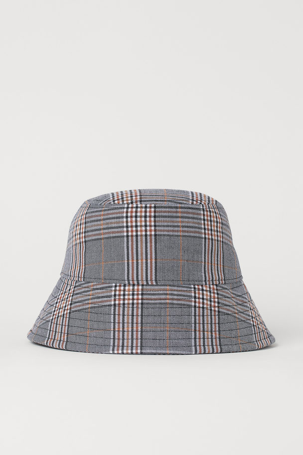 H&M Bucket Hat Blue/checked