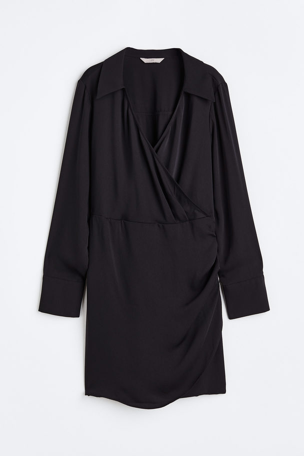 H&M Wrap Dress Black