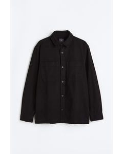 Overshirt - Regular Fit Zwart