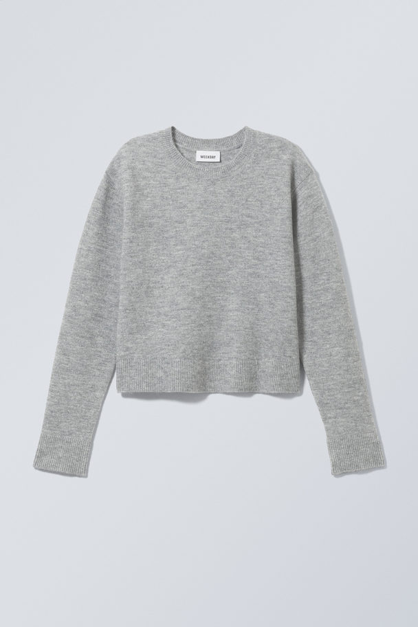Weekday Ayla Sweater Dusty Grey