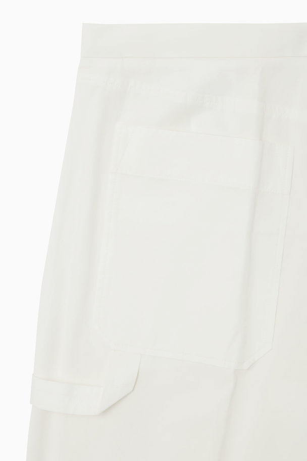 COS Broderie Anglaise Wide-leg Trousers White