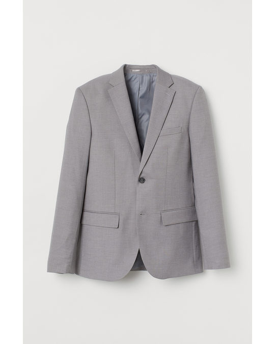 H&M Coolmax® Jacket Slim Fit Grey