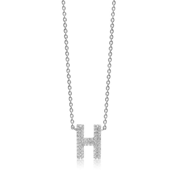 Sif Jakobs Jewellery Halskette Novoli H mit weißen Zirkonia