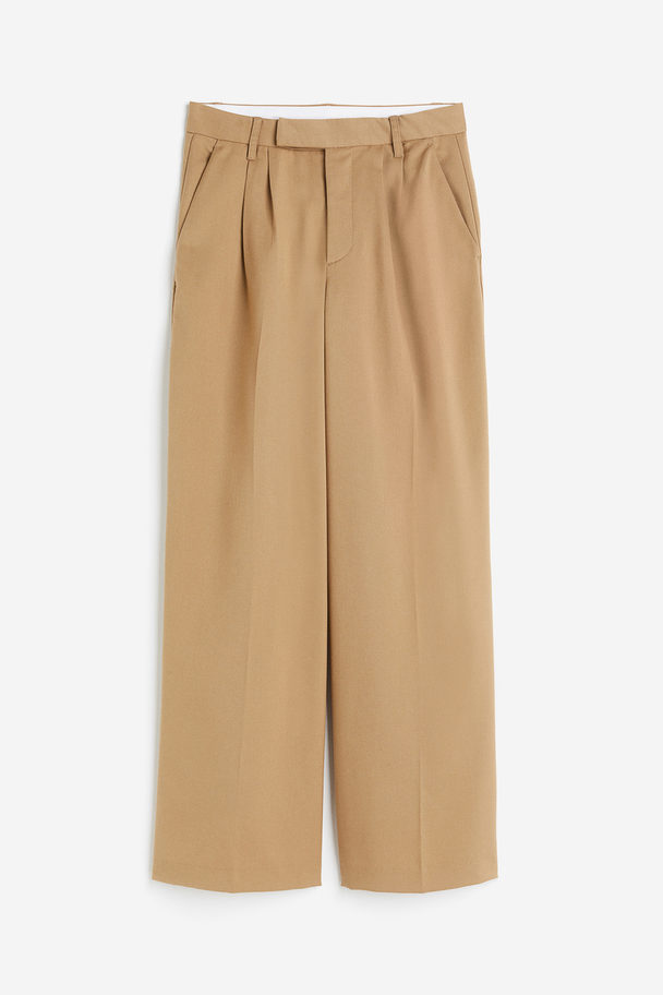 H&M Tailored Trousers Beige