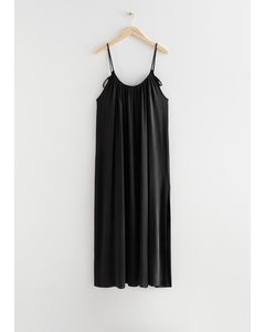 Strappy Maxi Dress Black