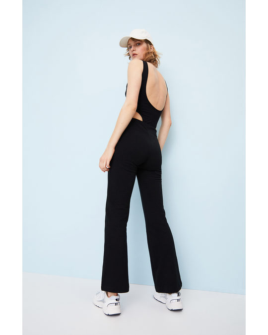H&M Jersey Trousers Black