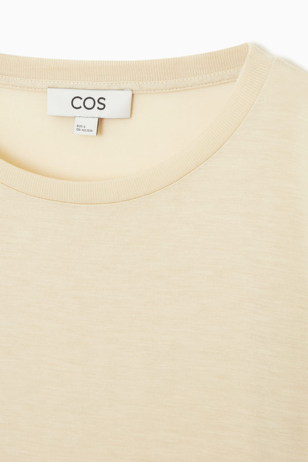 COS Luftig T-shirt I Relaxed Fit Beige
