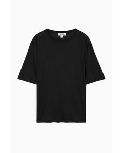 Relaxed-fit Floaty T-shirt Black