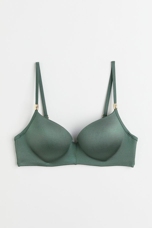 H&M Super Push Up-bikinitopp Kakigrønn