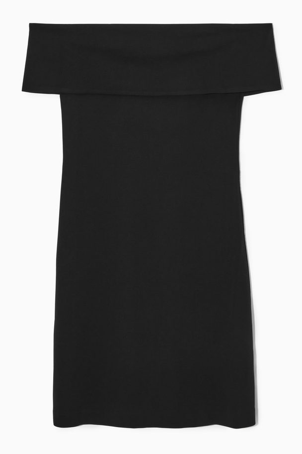COS Off-the-shoulder Dress Black