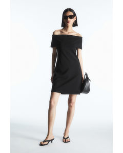 Off-the-shoulder Dress Black