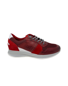 Tomy Red Leather Sneakers