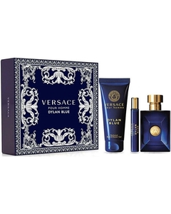 Giftset Versace Pour Homme Dylan Blue Edt 100ml + Edt 10ml + Sg 150ml