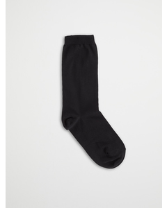 Plain Socks Women Black