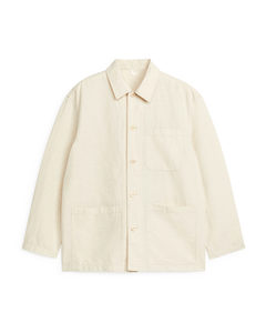 Cotton Linen Overshirt Natural Linen