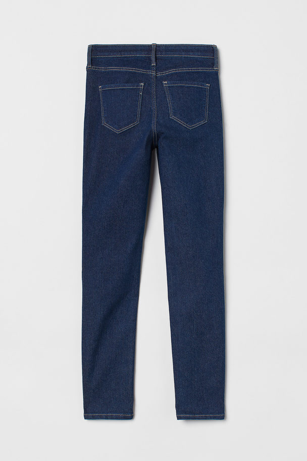 H&M Skinny Fit Jeans Donker Denimblauw