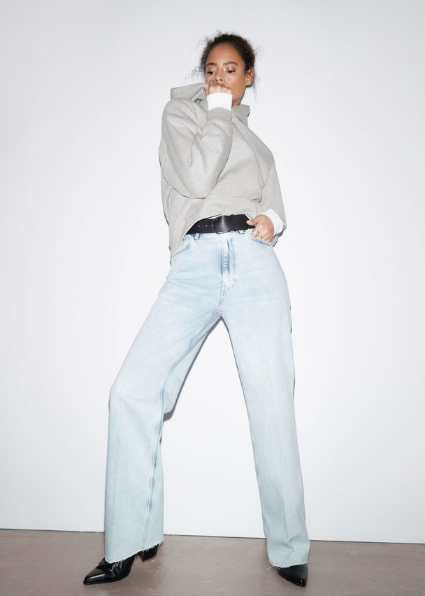 & Other Stories Straight Jeans Light Blue