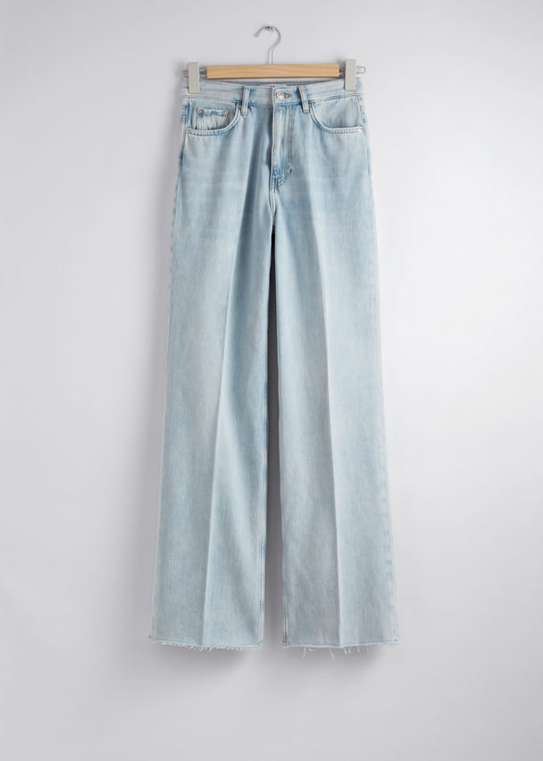 & Other Stories Straight Jeans Light Blue