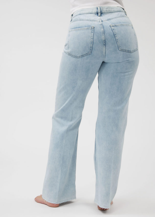 & Other Stories Straight Jeans Light Blue