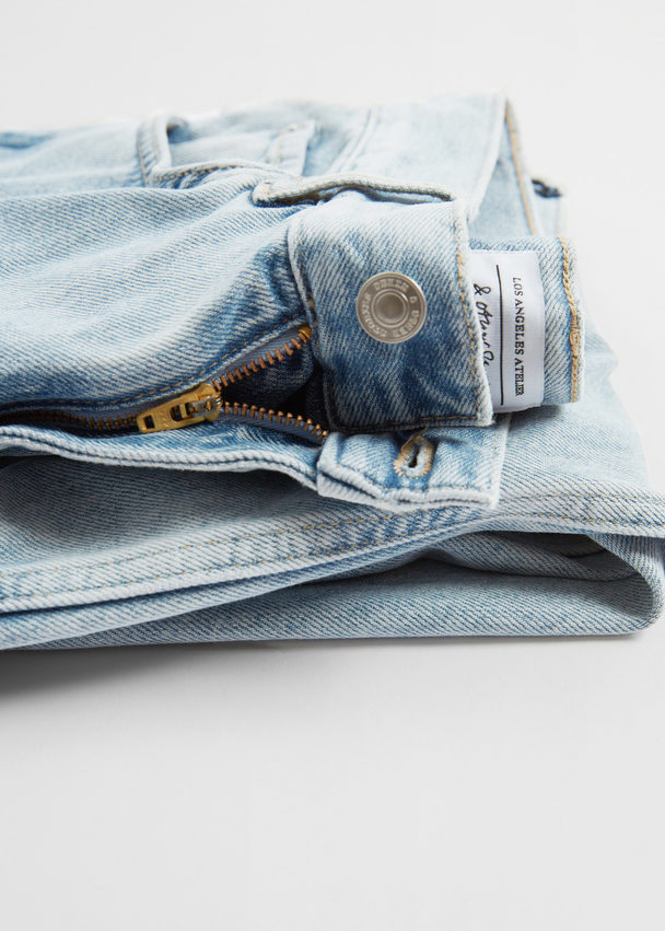 & Other Stories Straight Jeans Light Blue