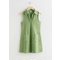 Minikleid aus Frottee Grün