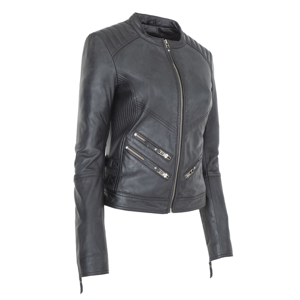 Chyston Leather Jacket Tamara