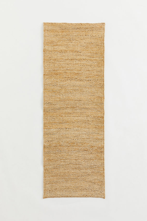 H&M HOME Rectangular Jute Rug Beige