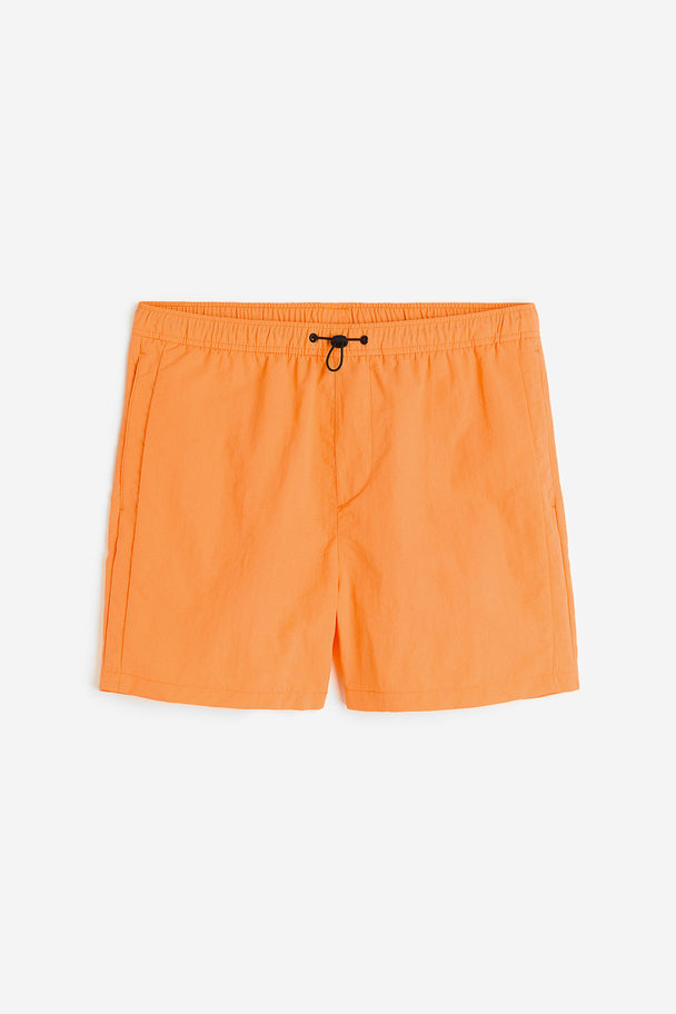 H&M Nylon Short - Regular Fit Oranje