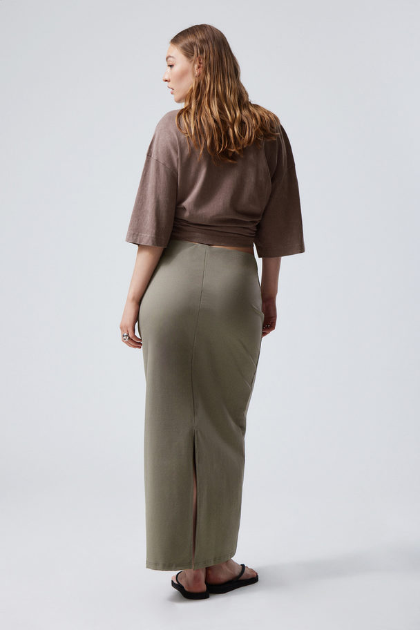 Weekday Johanna Lange Kokerrok Taupe