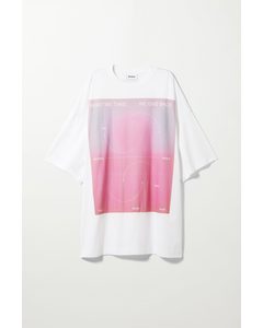 Huge Printed T-shirt Steffi Blur