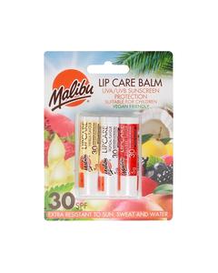Malibu Lip Care Balm Trio Spf30