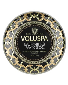 Voluspa Decorative Tin Candle Burning Woods 113g