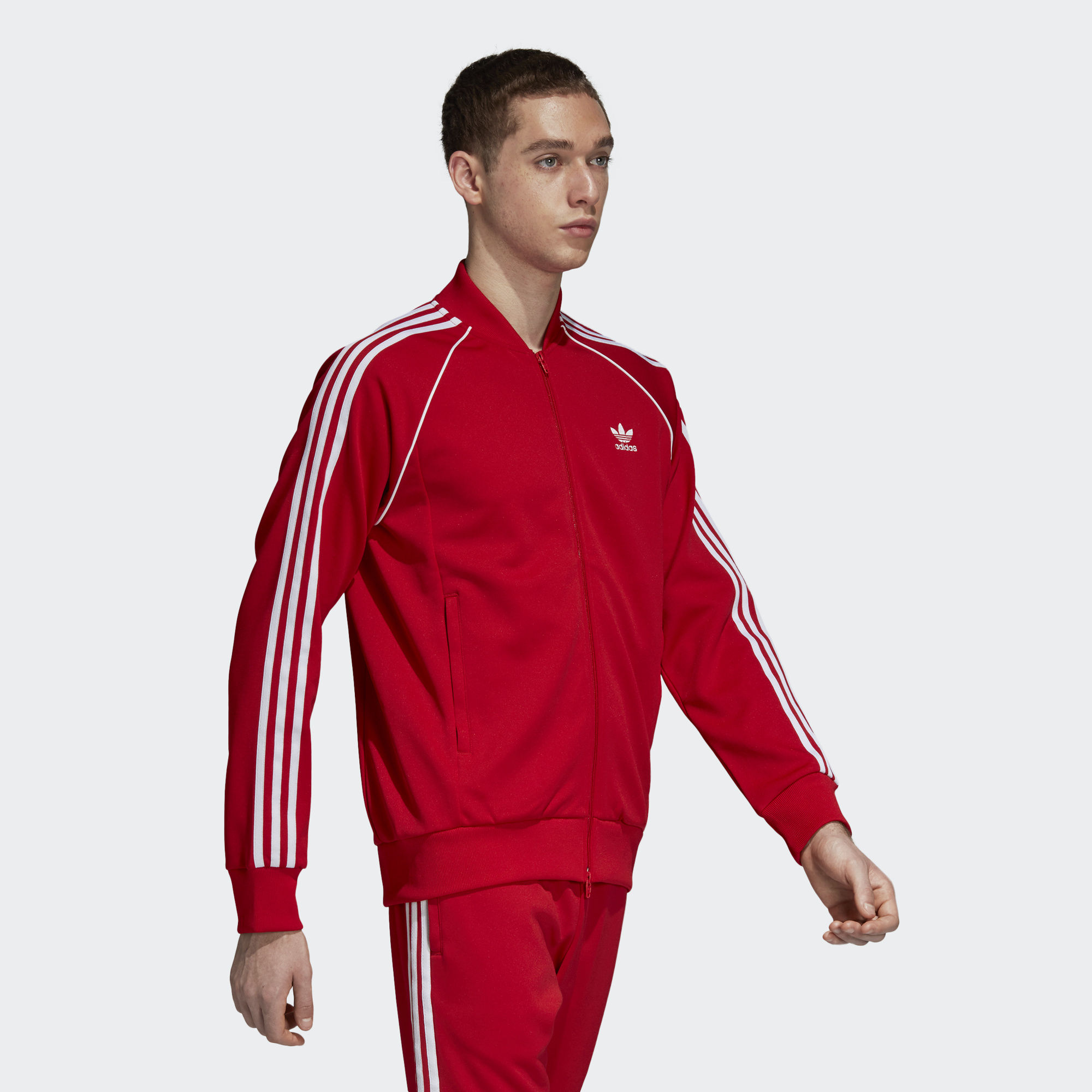 Adidas SST костюм красный