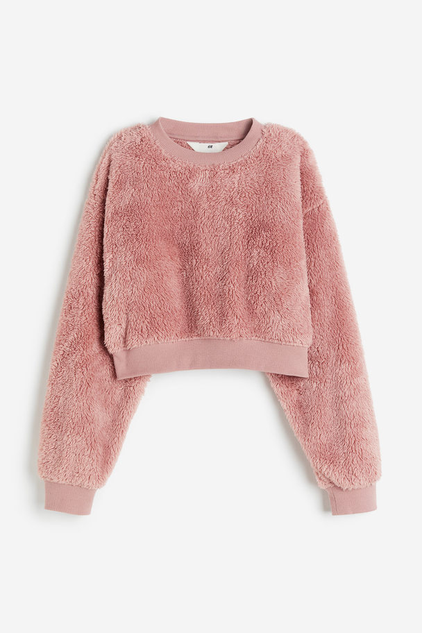 H&M Pile Sweatshirt Pink