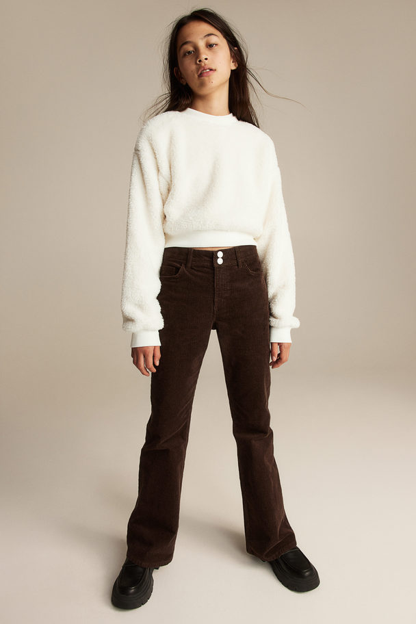 H&M Pile Sweatshirt White