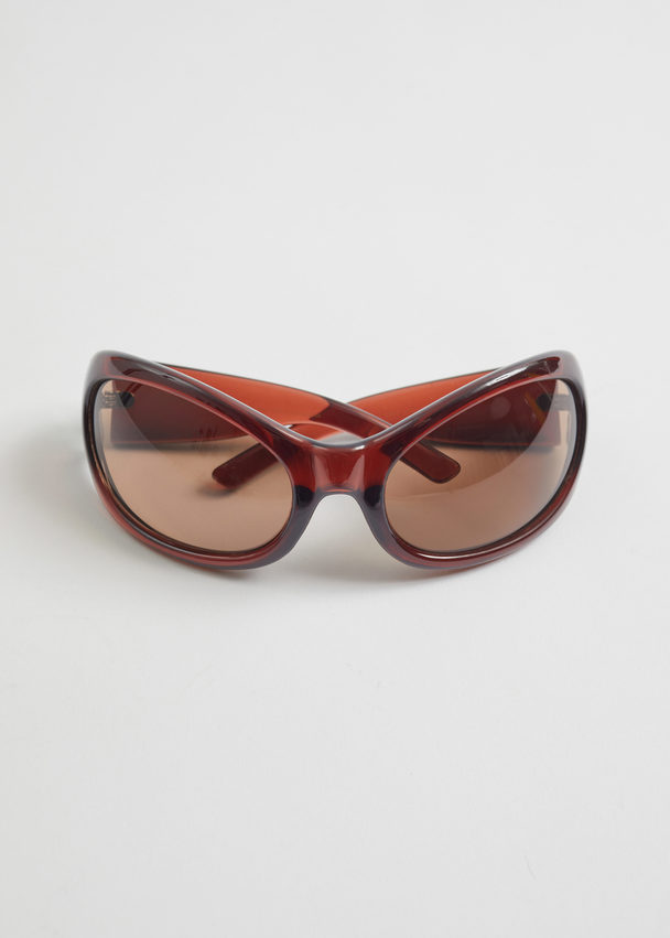 Bold Sunglasses Burgundy – DKK | Afound